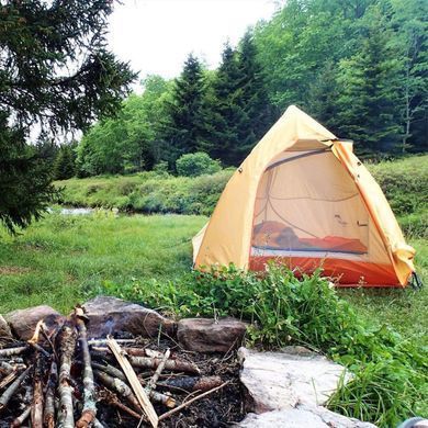 Палатка Naturehike Cloud UP III (3-х местная) 210T polyester New version + footprint NH18T030-T orange