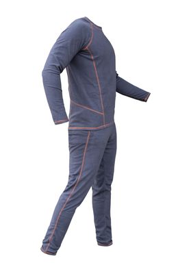 Термобелье мужское Tramp Microfleece комплект (футболка+штаны) grey UTRUM-020, UTRUM-020-grey-S