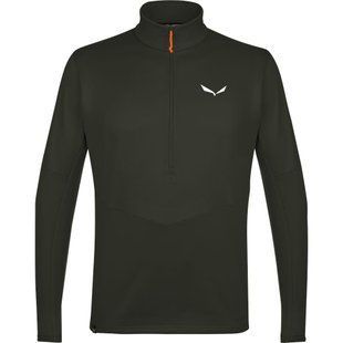 Флісова кофта Salewa Puez PL HZ Mns 46/S чоловіча темно-оливкова
