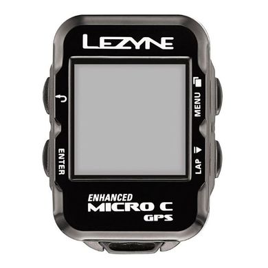 Годинник Lezyne Micro C GPS Watch HR Loaded Y12, Черный