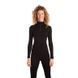 Термокофта жін. Aclima WarmWool 200 Mock Neck Women Jet Black XS