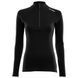 Термокофта жін. Aclima WarmWool 200 Mock Neck Women Jet Black XS