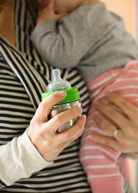 Пляшечка для годування Kid Kanteen Baby Bottle Brushed Stainless 148 мл (0-6 місяців)