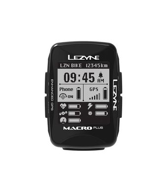 GPS компьютер Lezyne Macro Plus GPS HR Loaded Y13 Черный