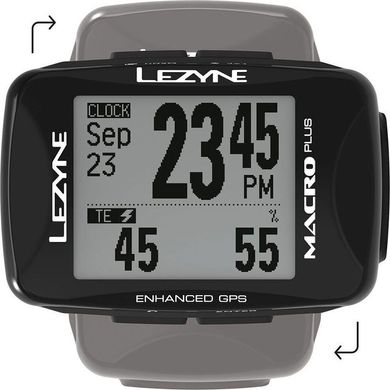 GPS компьютер Lezyne Macro Plus GPS HR Loaded Y13 Черный