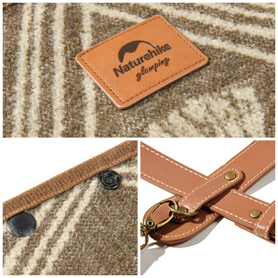 Коврик для пикника Wool Blanket Naturehike 200х150 cм polyester/wool NH21PS006 синий