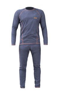 Термобелье мужское Tramp Microfleece комплект (футболка+штаны) grey UTRUM-020, UTRUM-020-grey-2XL