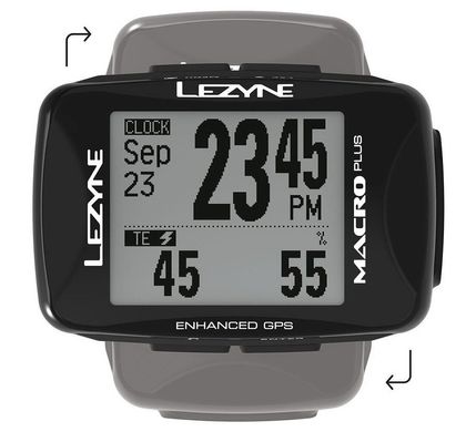 GPS комп'ютер Lezyne Macro Plus GPS HRSC Loaded Y13, Черный