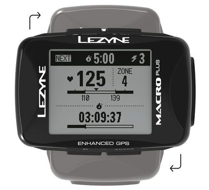 GPS компьютер Lezyne Macro Plus GPS HRSC Loaded Y13 Черный