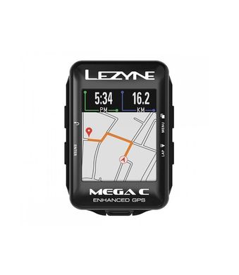 GPS комп'ютер Lezyne Mega C GPS HRSC Loaded Y13, Черный