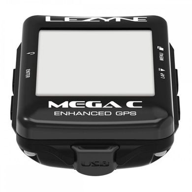 GPS комп'ютер Lezyne Mega C GPS HRSC Loaded Y13, Черный