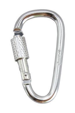 Набор карабинов алюминиевых сувенирных Tramp 10 шт. 5 см с муфтой silver UTRA-299