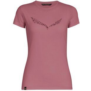 Футболка Salewa Solidlogo Dri-Release Wmn 38/32 (XXS) жіноча червона