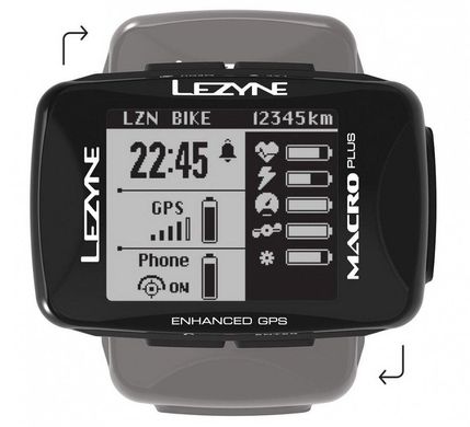 GPS комп'ютер Lezyne Marco Plus GPS Smart Loaded Y13, Черный