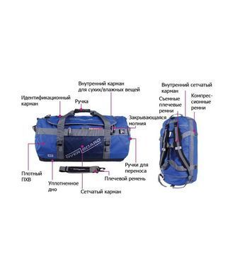 Сумка Overboard Adventure Duffle Bag 90L yellow