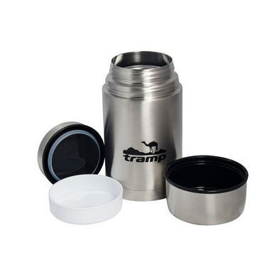 Термос Tramp з широким горлом 1 л grey