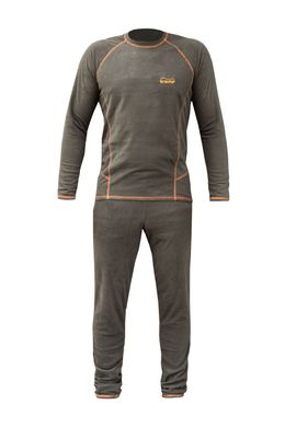 Термобелье мужское Tramp Microfleece комплект (футболка+штаны) olive UTRUM-020, UTRUM-020-olive-L