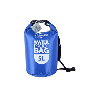 Гермомішок Naturehike з прозорою вставкою 5 л NH15S005-D blue