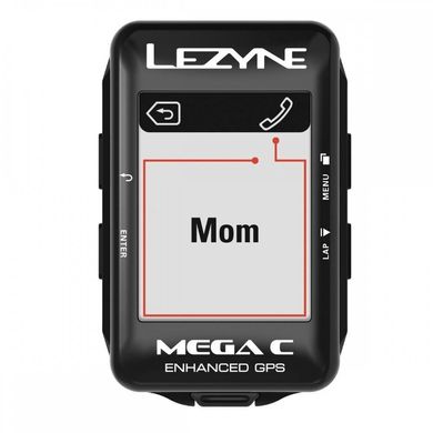 GPS компьютер Lezyne Mega C GPS Smart Loaded Y13 Черный