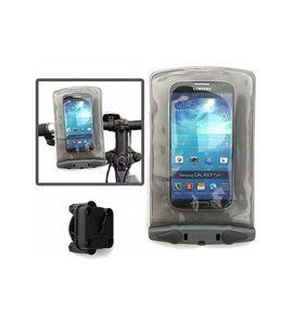 Водонепроникний чохол з кріпленням на велоруль Aquapac Small Bike Mounted Phone Case grey/black