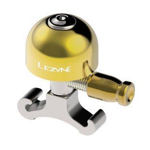 Велозвонок Lezyne Classic Brass Bell S Y13 золотой/серебристый