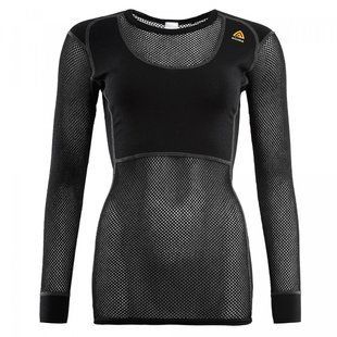 Термокофта жін. Aclima WoolNet 120 Crew Neck Women Jet Black XS