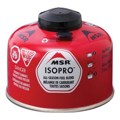 Різьбовий газовий балон MSR IsoPro Fuel 110g Red