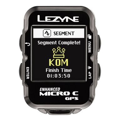 Часы Lezyne Micro C GPS Watch Color HR Loaded Y12 Черный