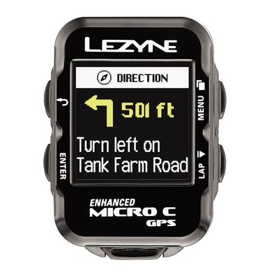 Часы Lezyne Micro C GPS Watch Color HR Loaded Y12 Черный