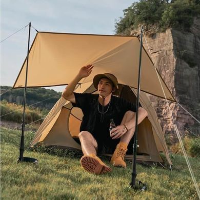 Намет Mobi Garden Light knight II 20D nylon (2х-місний) NX19561002 sand
