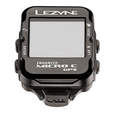 Годинник Lezyne Micro C GPS Watch Color HR Loaded Y12, Черный