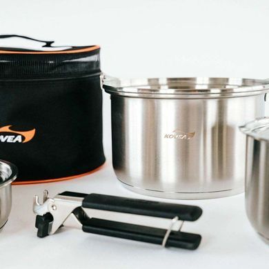 Набір туристичного посуду Kovea Stainless Cookware Stainless