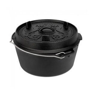 Казан-жарівня чавунна Petromax Dutch Oven ft9-1910 плоске дно 7,5 л (лімітована версія)