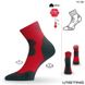 Шкарпетки Lasting TKI S червоні/чорні