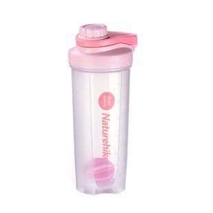 Пляшка-шейкер Naturehike з кулькою Fitness 700 мл NH19SJ003 pink
