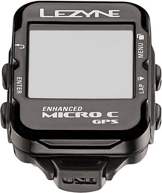 GPS комп'ютер Lezyne Micro Color GPS HRSC Loaded Y12, Черный