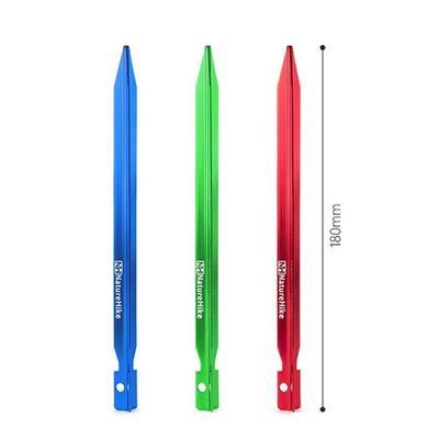 Колышки Y-образные Naturehike 180 мм (8 шт.) NH15A005-I green