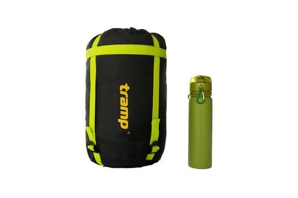 Спальный мешок Tramp Hiker Compact кокон правый olive/grey 185/80-55 UTRS-051С-R
