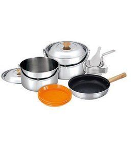 Набор туристической посуды Kovea VKC-ST08-45 Stainless L silver