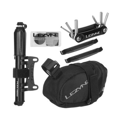 Подседельная сумка + набор аксессуаров Lezyne M - Caddy Sport Kit Y13 Черный