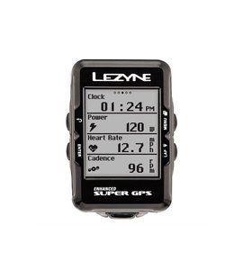 GPS комп'ютер Lezyne Super GPS HR Loaded Y12, Черный
