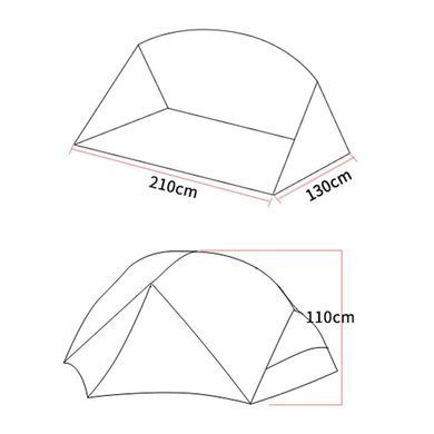Палатка 3F Ul Gear Floating Cloud I (1-местная) 15D 3 season orange