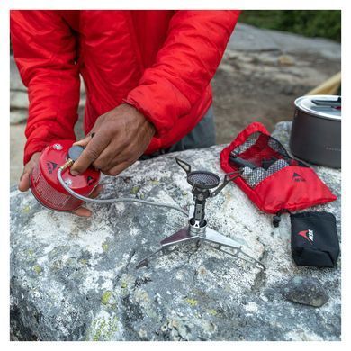 Адаптер MSR LowDown Remote Stove Adapter Red