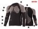 Термофутболка Lasting Werolo S/M чоловіча чорна/сіра