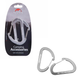 Карабин многофункциональный Naturehike 65 мм 2 pack NH15A002-H silver