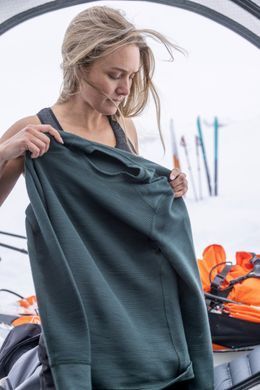Термокофта жен. Aclima StreamWool 400 Crew Neck Green Gables XS