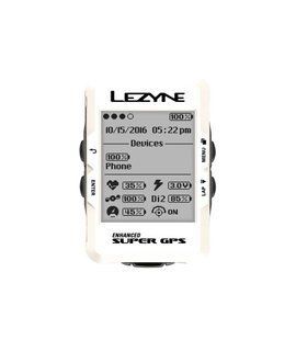 GPS комп'ютер Lezyne Super GPS Y12, Білий