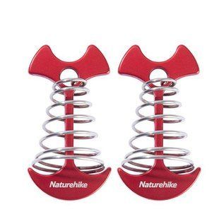 Гак якірний Naturehike Fishbone Hook type DP-03 2 pack NH19PJ099 red