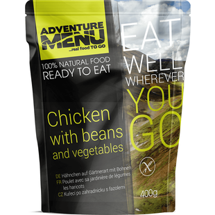 Курица с фасолью и овощами Adventure Menu Chicken with beans and vegetables Multi color