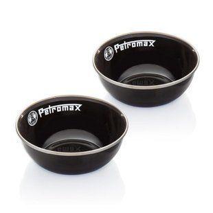 Набір мисок емальованих Petromax Enamel Bowls 0,16 л Чорний (2 шт)